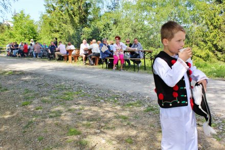 Mały góral w stroju wiślańskim